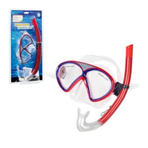WMB07521A-premium diving set(for adult)-red-SNORKEL WHOLESALER - China water sports good supplier (4)
