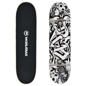 WME05220Z1-Sakte Board with Original design - PREMIUM MAPLE DOUBLE KICK CONCAVE DECK - EXTREME SPORTS - All for sports - Wimmax (6)
