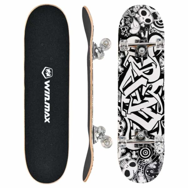WME05220Z1-Sakte Board with Original design - PREMIUM MAPLE DOUBLE KICK CONCAVE DECK - EXTREME SPORTS - All for sports - Wimmax (6)