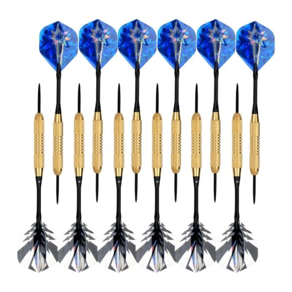 WMG91827 - Classic Darts Set - Dart Game Equipment - excellent design - WI.MAX INDOOR GAME SERIES (8)