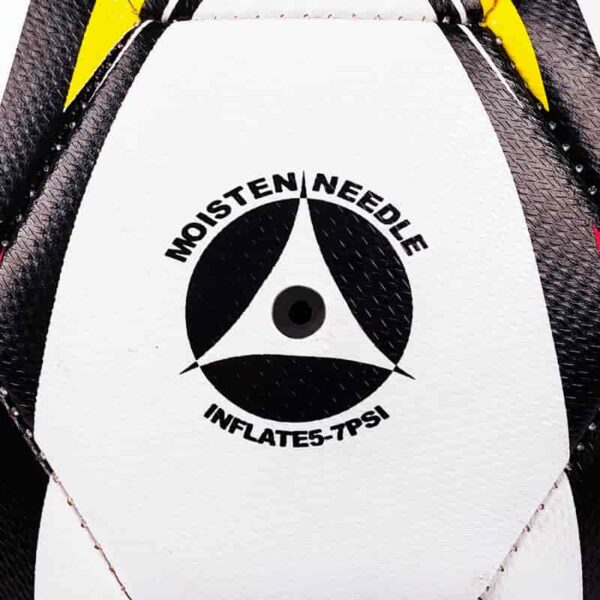 WMY79665Z1 - trainning ball - professional soccerball - yellow and red - #5 machine stiched PU football - outdoor sport goods wholesaler (3)