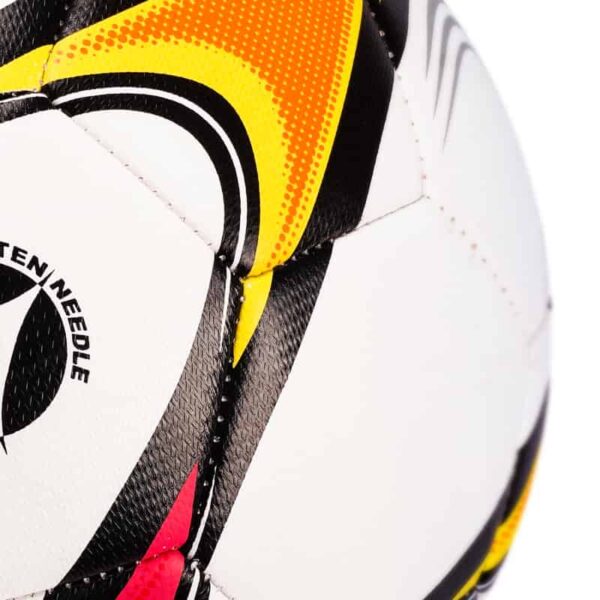 WMY79665Z1 - trainning ball - professional soccerball - yellow and red - #5 machine stiched PU football - outdoor sport goods wholesaler (3)
