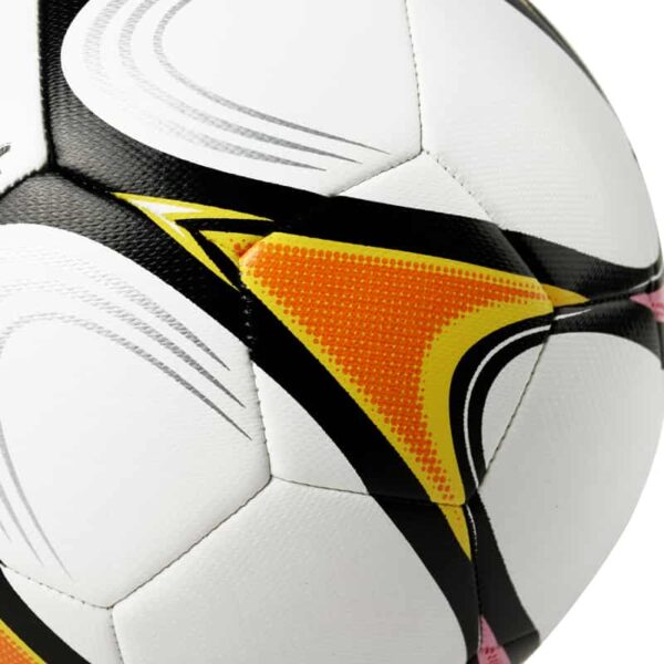 WMY79665Z1 - trainning ball - professional soccerball - yellow and red - #5 machine stiched PU football - outdoor sport goods wholesaler (3)