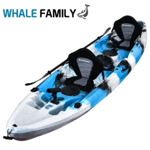 WIN. MAX Whale Family Fishing Kayak for 2 Adults with 2 Combi Paddles